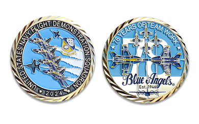 Blue Angels 2024 Challenge Coin