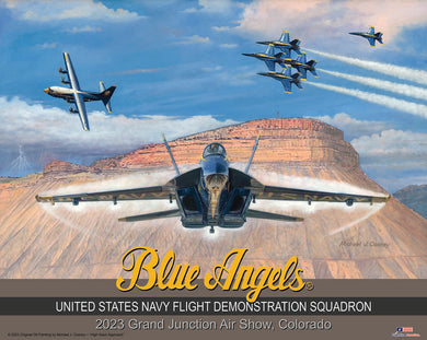 Blue Angels Super Hornet Poster