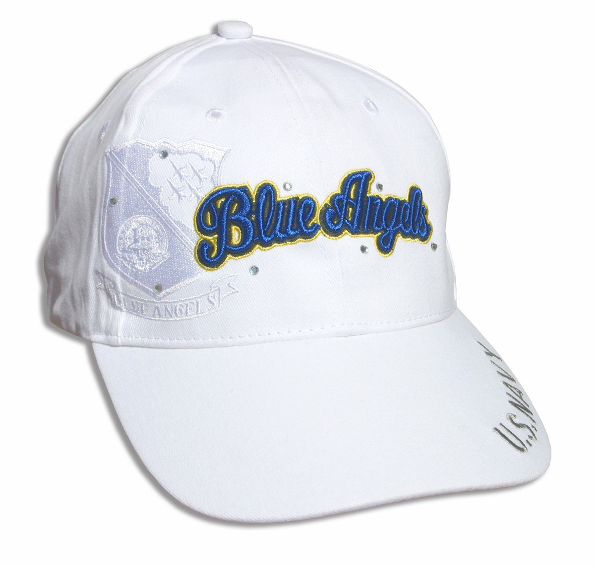 Blue Angels White, Royal and Navy Classic Embroidered Cap – Flightline  America