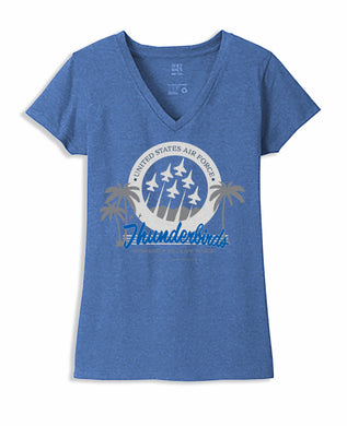 Thunderbirds V-Neck Ladies T-Shirt