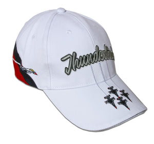 Thunderbirds White Tri Color Embroidered Cap