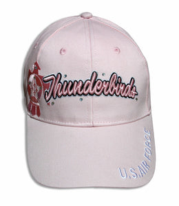 Thunderbirds Ladies Tonal Pink on Pink Bling Embroidered Cap