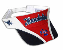 Load image into Gallery viewer, Thunderbirds Red, White and Navy Embroidered Visor