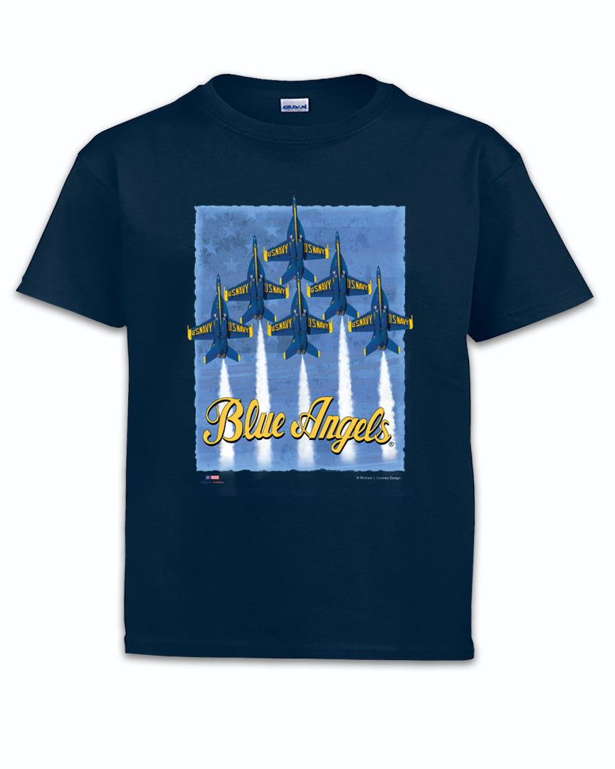 Blue Angels Kids Navy Blue T-Shirt – Flightline America