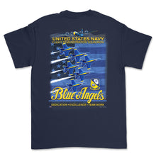 Load image into Gallery viewer, Blue Angels Delta Patriotic Short Sleeve T-Shirt