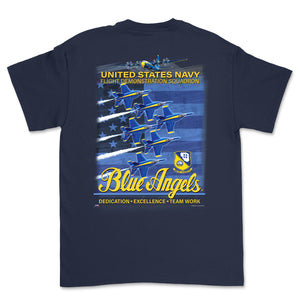 Blue Angels Delta Patriotic Short Sleeve T-Shirt