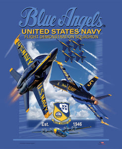 Blue Angels 2023 Royal Short Sleeve T-Shirt