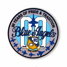 Load image into Gallery viewer, Blue Angels 80th Anniversary 4-inch PVC Patch