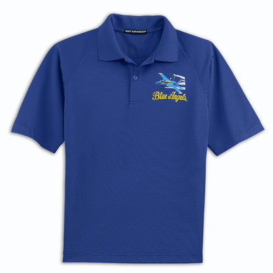 Blue Angels Super Hornet Embroidered Polo