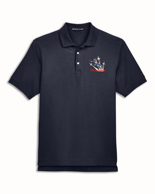 Thunderbirds Navy Blue Embroidered Polo Shirt