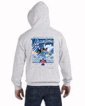 Load image into Gallery viewer, Thunderbirds 70th Ash Zip Up Hoodieo is