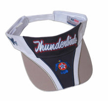 Load image into Gallery viewer, Thunderbirds Navy, White and Grey Embroidered Cotton Visor