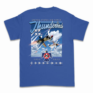 2023 Thunderbirds 70th Anniversary Royal T-Shirt