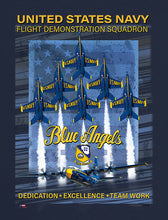 Load image into Gallery viewer, Blue Angels Dedication T-Shirt