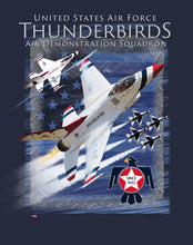 Load image into Gallery viewer, USAF Thunderbirds Dedication T-Shirt