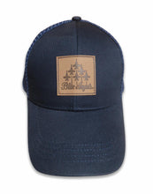 Load image into Gallery viewer, Blue Angels Navy Blue Cotton Leather Patch Cap