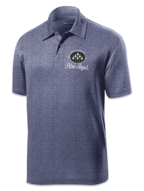 Blue Angels Men's Navy Heather Polo