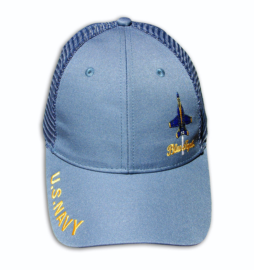 Blue Angels Poly Mesh Embroidered Cap