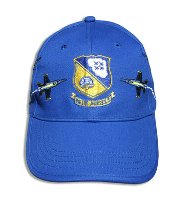 Blue Angels Royal Crest Breakout Embroidered Cap