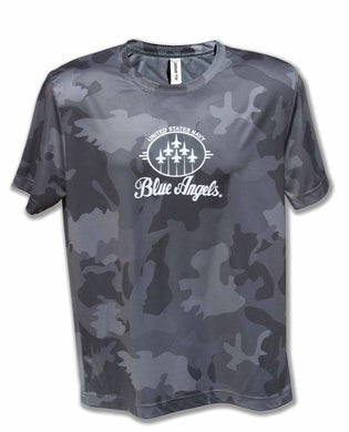 Blue Angels Grey Camo Dry Fit T Shirt