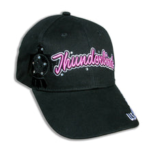 Load image into Gallery viewer, Thunderbirds Ladies Tonal Black &amp; Pink Bling Embroidered Cap