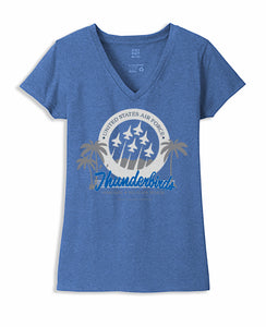 Thunderbirds V-Neck Ladies T-Shirt