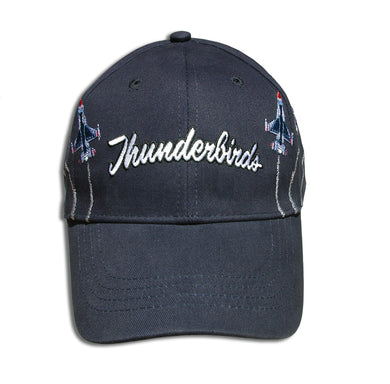 Thunderbirds Adult Size Breakout Embroidered Navy Blue Cap