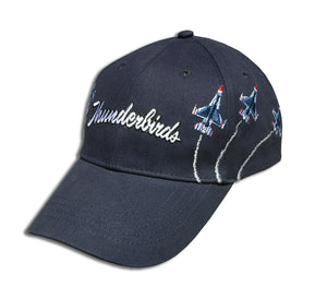 Thunderbirds Adult Size Breakout Embroidered Navy Blue Cap