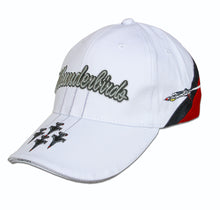 Load image into Gallery viewer, Thunderbirds White Tri Color Embroidered Cap