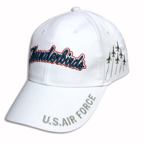 Thunderbirds White Navy Tonal Embroidered Cap