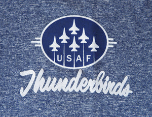 Thunderbirds Heather Navy Polo