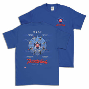 Thunderbirds Historic T Shirt Design