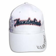 Load image into Gallery viewer, Thunderbirds White Navy Tonal Embroidered Cap