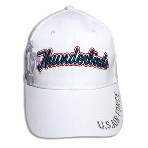 Thunderbirds White Navy Tonal Embroidered Cap