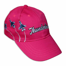 Load image into Gallery viewer, Thunderbirds Embroidered Pink Youth Ball Cap